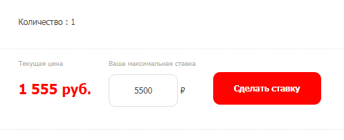 Как сделать ставку на аукционе